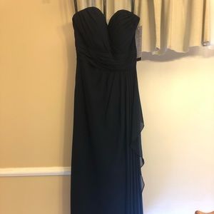 Bill Levkoff bridesmaid dress Navy Never Altered